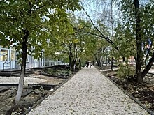 Детская площадка и дорожки появятся в сквере на улице Горького