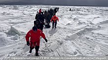 С оторвавшейся льдины в Охотском море спасли более 80 рыбаков