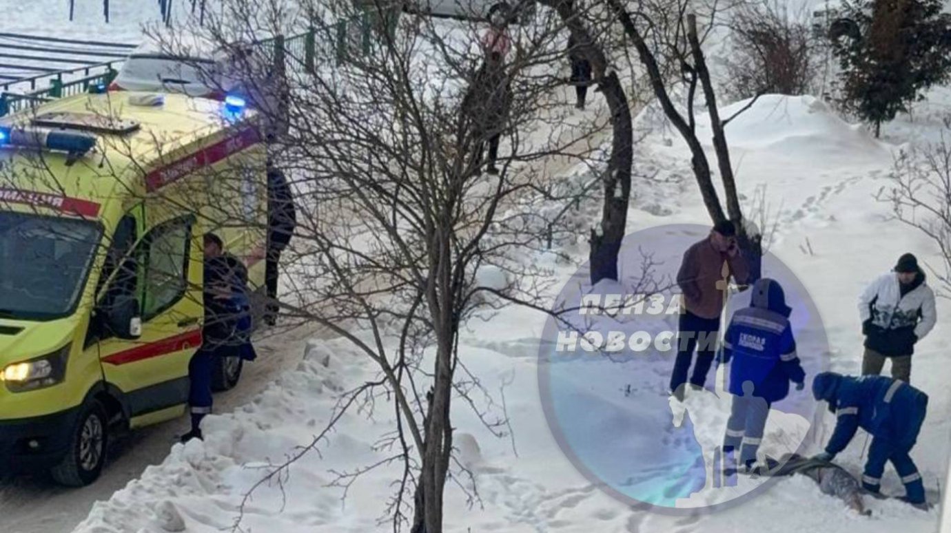 Из окна дома на улице Карпинского выпала женщина