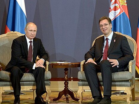 Путин отметил развитие отношений России и Сербии