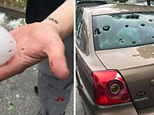 Как спасти машину от града?