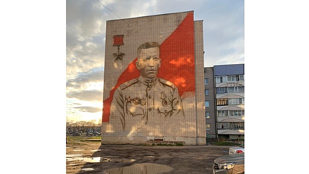 17-метровый портрет героя войны создадут в Соколе по инициативе председателя Общественного совета Вологды
