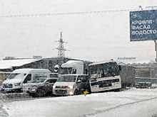 Массовое ДТП произошло на Богдана Хмельницкого в Новосибирске