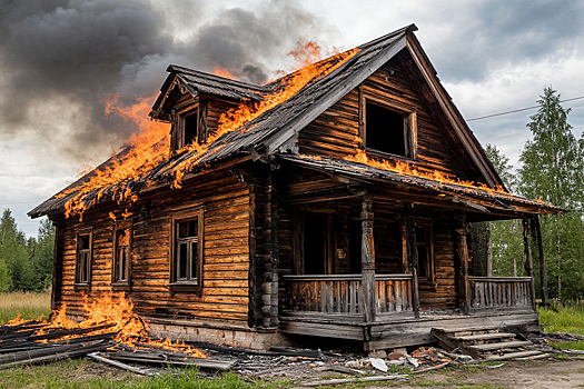 В Псковской области сельчанин погиб в пожаре в частном доме