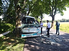 Авария с автобусом под Янтарным: глава региональной ГИБДД рассказал, какие показания водителя занесли в протокол