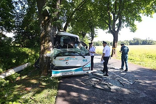 Авария с автобусом под Янтарным: глава региональной ГИБДД рассказал, какие показания водителя занесли в протокол