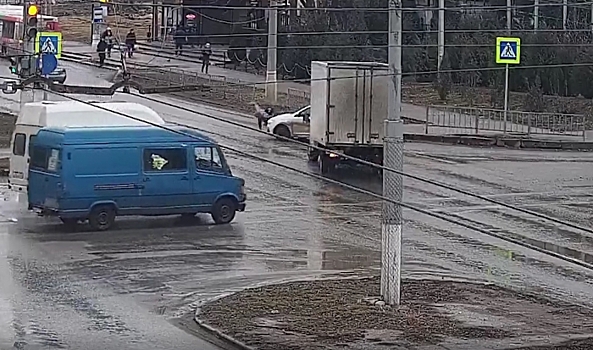 МВД опубликовало видео со сбитым пешеходом в Волгограде