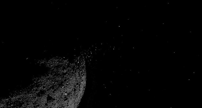 Замечен выброс пыли с поверхности астероида Бенну