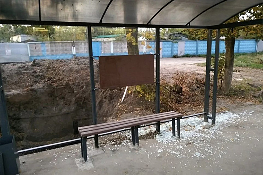 В Ульяновске зафиксировали случаи вандализма на остановках