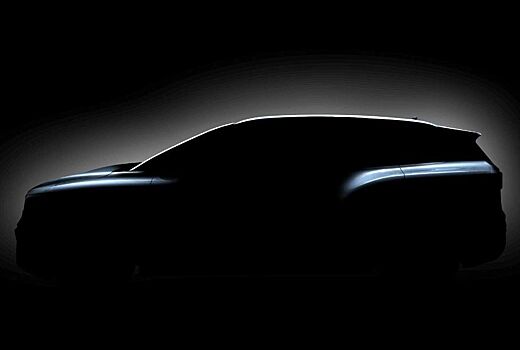 Volkswagen показал новое изображение трехрядного электрического кроссовера ID.6
