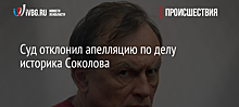 Суд отклонил апелляцию по делу историка Соколова