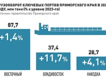 В Приморье спрогнозировали увеличение мощностей портовой инфраструктуры