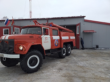 В поселке Поныри Курской области открыли современную пожарную часть