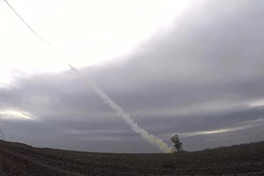 Испытания украинского ракетного комплекса попали на видео