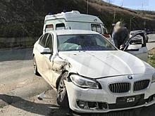 Во Владивостоке Nissan Terrano «влетел» в BMW