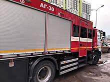 В российском регионе грузовик загорелся после падения обломков беспилотника