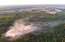 Поселок Богандинский под Тюменью накрыло смогом