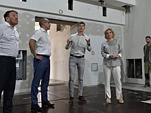 Ольга Любимова посетила строительство ТЮЗа в Ижевске