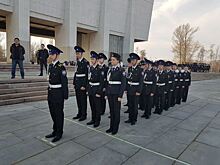 Кадеты школы №1574 приняли участие в городском конкурсе «Смотр строя и песни»