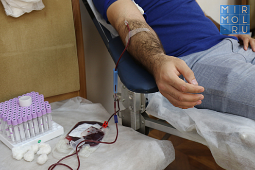 Запасы донорской крови в Дагестане пополнились на 20 литров