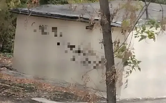 Самарцы потребовали найти автора нацистского граффити на заднем дворе администрации Куйбышевского района