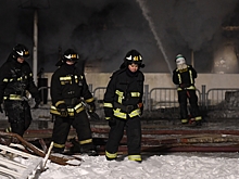 При пожаре в ТЦ в Москве пострадал человек