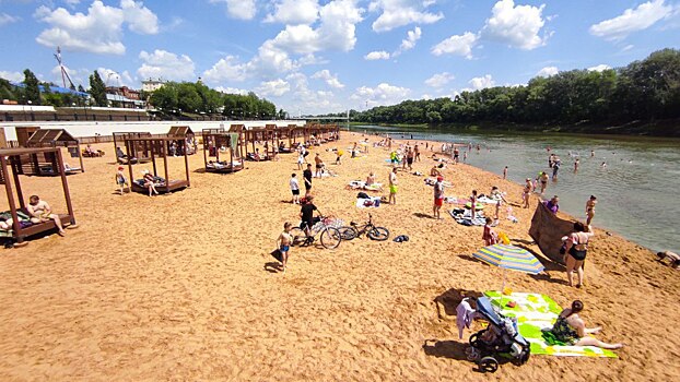 В Оренбурге официально открыт центральный городской пляж