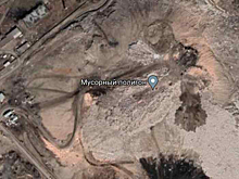 Пожары вновь зафиксировали на левобережном мусорном полигоне