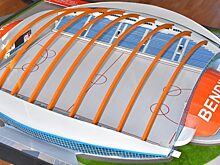 Уникальный потолок нового стадиона «Енисей» в Красноярске испорчен