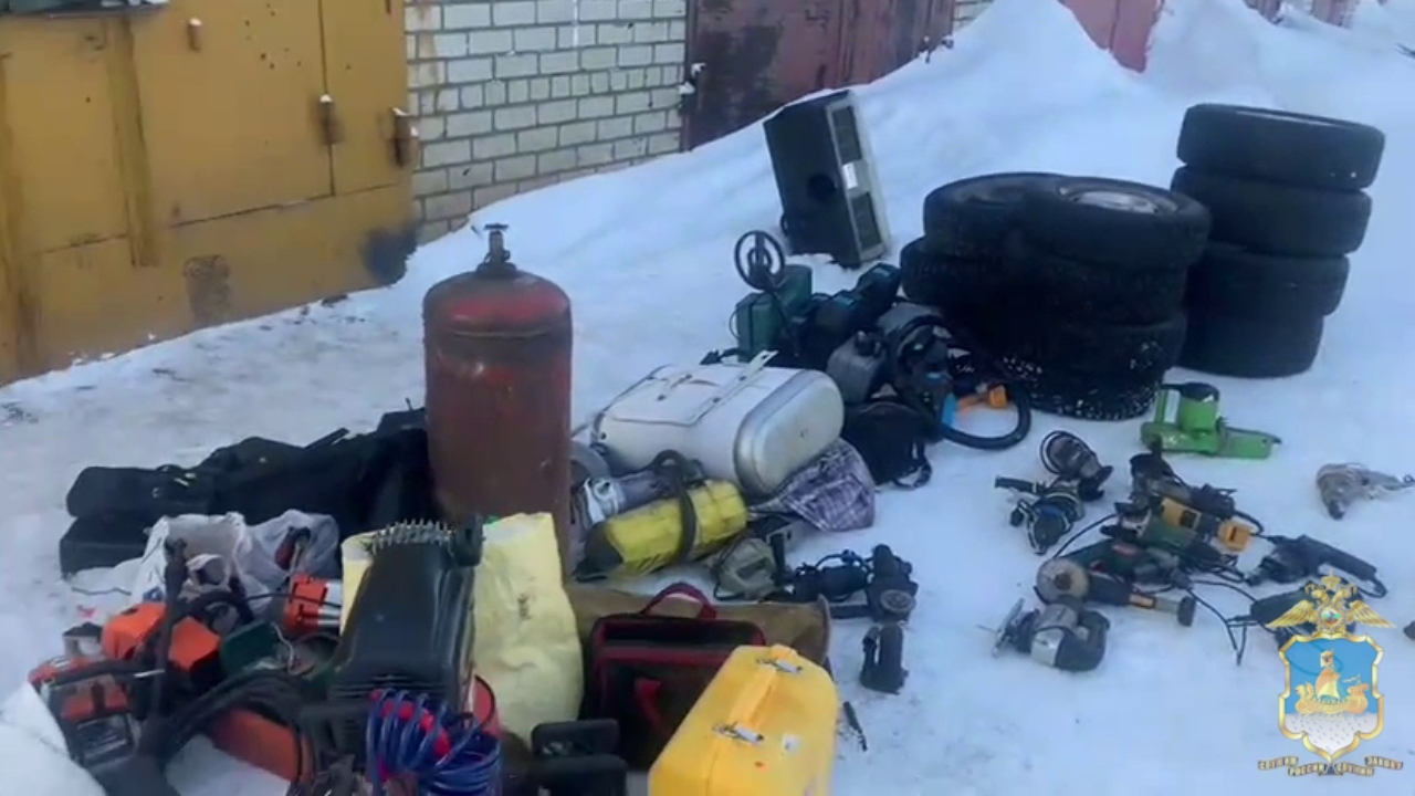Костромские полицейские раскрыли серию краж имущества из гаражей жителей Нерехты и Волгореченска