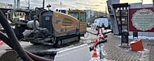 На улице Минаева в Ульяновске приступили к сборке новой теплотрассы у моста