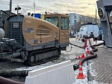 На улице Минаева в Ульяновске приступили к сборке новой теплотрассы у моста