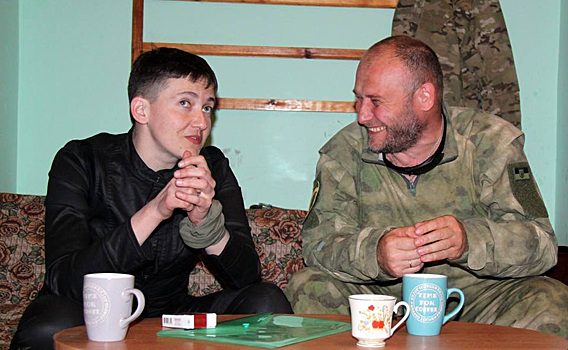 Савченко и Ярош испытали экспериментальное оружие в Донбассе