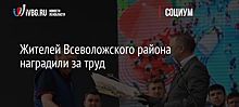 Жителей Всеволожского района наградили за труд