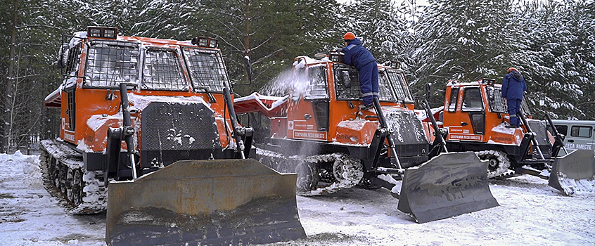 В Ижевске работает 61 единица снегоуборочной техники