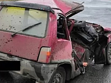 Под Новосибирском погиб водитель «Оки», столкнувшись с «КАМАЗом»