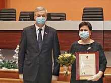 Олег Кувшинников и Андрей Луценко наградили лучших сотрудников компании «ФосАгро»