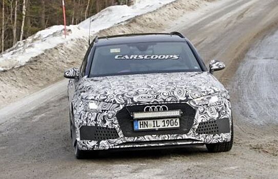 Новая версия универсала Audi RS4 Avant уже тестируется