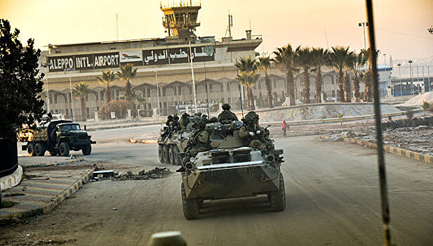 Российских военных заметили в сирийском городе Африн