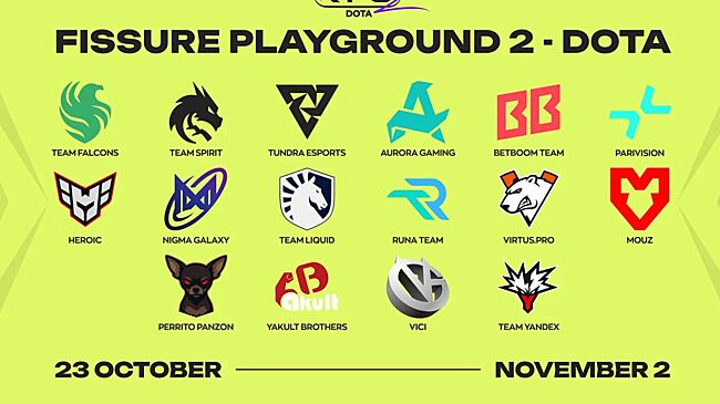 Вышло расписание матчей плей-офф турнира Fissure Playground 2 по Dota 2
