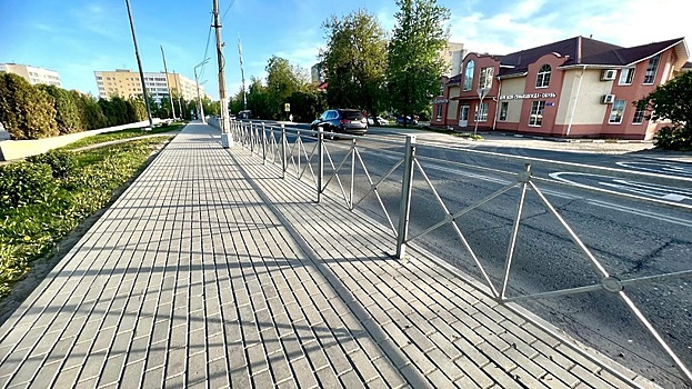 В Истре отремонтировали тротуар, ведущий к ж/д станции, школе и детскому саду