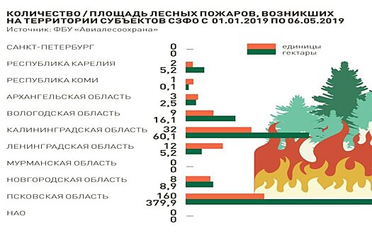 В регионах Северо-Запада введен противопожарный режим