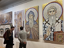 В музее РАХ показали уникальные произведения мозаичного искусства