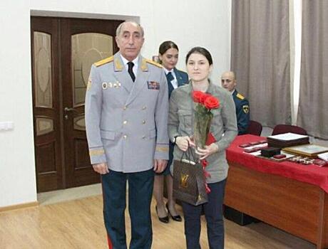 Северянку наградили медалью «За отвагу на пожаре»