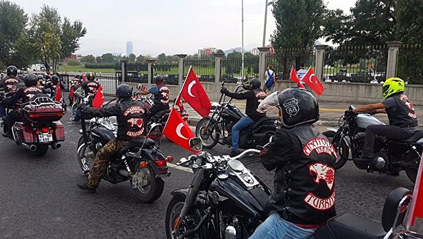 На турецких друзей «Ночных волков» напали «Ангелы ада»