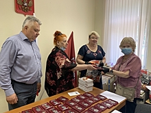 Ветеранам поселка Рублёво вручили юбилейные медали к 75-ой годовщине Победы