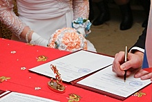 Почти 9 тыс браков зарегистрировали в Подмосковье в I квартале 2018 года