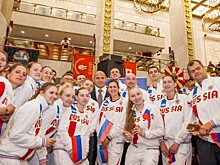 В Зале Славы Музея Победы на Поклонной горе спортсмены-сурдлимпийцы принесли олимпийскую клятву