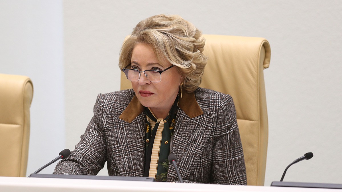 Матвиенко заявила, что баланды на обед в больницах быть не должно