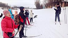 В Вологде состоялась первая речная лыжная экскурсия